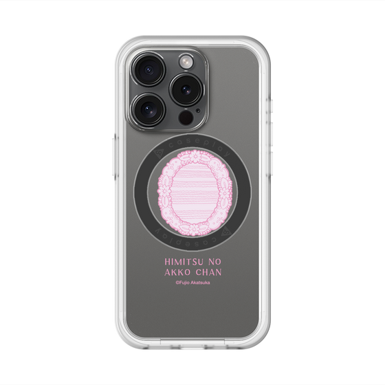 スリムプロテクションプレミアムケース with MagSafe［ ひみつのアッコちゃん - 魔法の鏡 - クリア ］