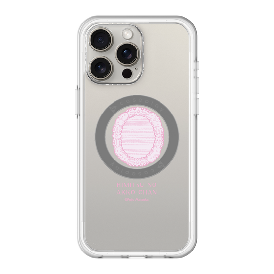 スリムプロテクションプレミアムケース with MagSafe［ ひみつのアッコちゃん - 魔法の鏡 - クリア ］