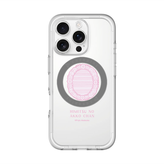 スリムプロテクションプレミアムケース with MagSafe［ ひみつのアッコちゃん - 魔法の鏡 - クリア ］