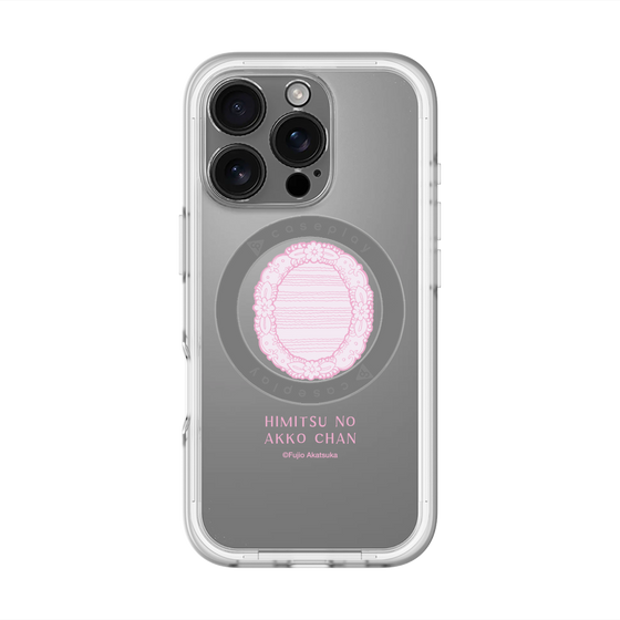 スリムプロテクションプレミアムケース with MagSafe［ ひみつのアッコちゃん - 魔法の鏡 - クリア ］