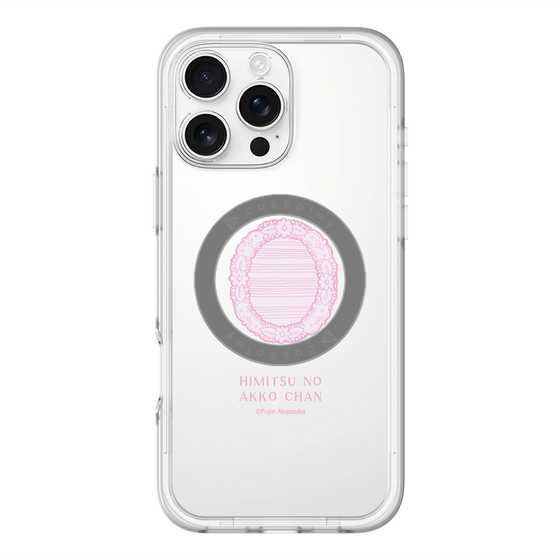 スリムプロテクションプレミアムケース with MagSafe［ ひみつのアッコちゃん - 魔法の鏡 - クリア ］