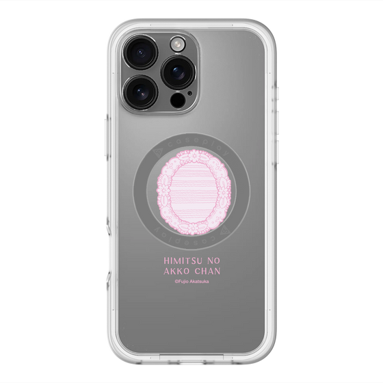 スリムプロテクションプレミアムケース with MagSafe［ ひみつのアッコちゃん - 魔法の鏡 - クリア ］