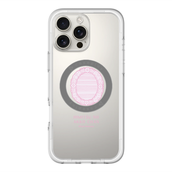 スリムプロテクションプレミアムケース with MagSafe［ ひみつのアッコちゃん - 魔法の鏡 - クリア ］