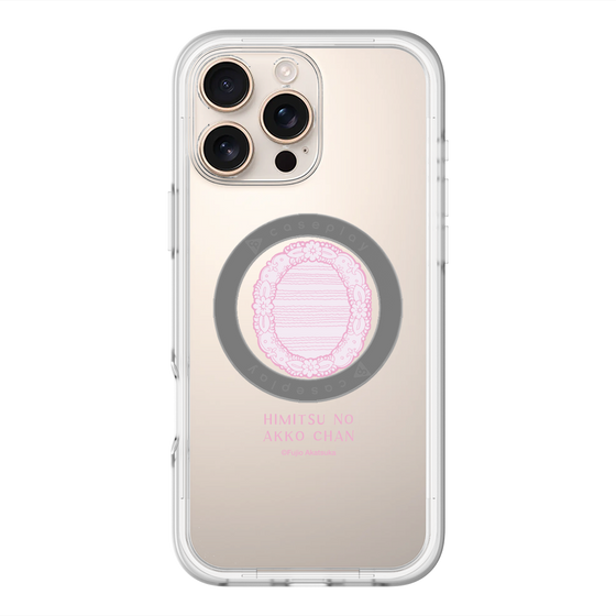 スリムプロテクションプレミアムケース with MagSafe［ ひみつのアッコちゃん - 魔法の鏡 - クリア ］