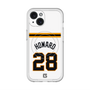 スリムプロテクションプレミアムケース with MagSafe［ 読売ジャイアンツ - #28 HOWARD - ホーム ］