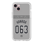 スリムプロテクションプレミアムケース with MagSafe［ 読売ジャイアンツ - #063 HANADA - ビジター ］