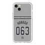 スリムプロテクションプレミアムケース with MagSafe［ 読売ジャイアンツ - #063 HANADA - ビジター ］