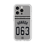 スリムプロテクションプレミアムケース with MagSafe［ 読売ジャイアンツ - #063 HANADA - ビジター ］