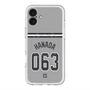 スリムプロテクションプレミアムケース with MagSafe［ 読売ジャイアンツ - #063 HANADA - ビジター ］