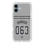 スリムプロテクションプレミアムケース with MagSafe［ 読売ジャイアンツ - #063 HANADA - ビジター ］