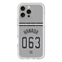 スリムプロテクションプレミアムケース with MagSafe［ 読売ジャイアンツ - #063 HANADA - ビジター ］
