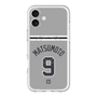 スリムプロテクションプレミアムケース with MagSafe［ 読売ジャイアンツ - #9 MATSUMOTO - ビジター ］