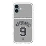 スリムプロテクションプレミアムケース with MagSafe［ 読売ジャイアンツ - #9 MATSUMOTO - ビジター ］