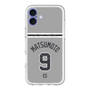 スリムプロテクションプレミアムケース with MagSafe［ 読売ジャイアンツ - #9 MATSUMOTO - ビジター ］