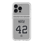 スリムプロテクションプレミアムケース with MagSafe［ 読売ジャイアンツ - #42 MATA - ビジター ］