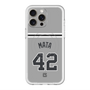 スリムプロテクションプレミアムケース with MagSafe［ 読売ジャイアンツ - #42 MATA - ビジター ］