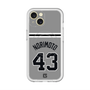 スリムプロテクションプレミアムケース with MagSafe［ 読売ジャイアンツ - #43 NORIMOTO - ビジター ］