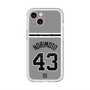 スリムプロテクションプレミアムケース with MagSafe［ 読売ジャイアンツ - #43 NORIMOTO - ビジター ］