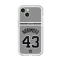 スリムプロテクションプレミアムケース with MagSafe［ 読売ジャイアンツ - #43 NORIMOTO - ビジター ］