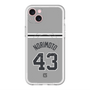 スリムプロテクションプレミアムケース with MagSafe［ 読売ジャイアンツ - #43 NORIMOTO - ビジター ］