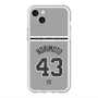 スリムプロテクションプレミアムケース with MagSafe［ 読売ジャイアンツ - #43 NORIMOTO - ビジター ］