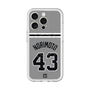 スリムプロテクションプレミアムケース with MagSafe［ 読売ジャイアンツ - #43 NORIMOTO - ビジター ］
