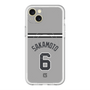 スリムプロテクションプレミアムケース with MagSafe［ 読売ジャイアンツ - #6 SAKAMOTO - ビジター ］