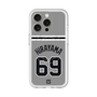 スリムプロテクションプレミアムケース with MagSafe［ 読売ジャイアンツ - #69 HIRAYAMA - ビジター ］