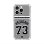 スリムプロテクションプレミアムケース with MagSafe［ 読売ジャイアンツ - #73 HASHIGAMI - ビジター ］