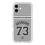 スリムプロテクションプレミアムケース with MagSafe［ 読売ジャイアンツ - #73 HASHIGAMI - ビジター ］