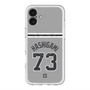 スリムプロテクションプレミアムケース with MagSafe［ 読売ジャイアンツ - #73 HASHIGAMI - ビジター ］
