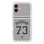 スリムプロテクションプレミアムケース with MagSafe［ 読売ジャイアンツ - #73 HASHIGAMI - ビジター ］