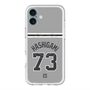 スリムプロテクションプレミアムケース with MagSafe［ 読売ジャイアンツ - #73 HASHIGAMI - ビジター ］