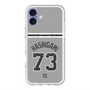 スリムプロテクションプレミアムケース with MagSafe［ 読売ジャイアンツ - #73 HASHIGAMI - ビジター ］
