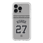 スリムプロテクションプレミアムケース with MagSafe［ 読売ジャイアンツ - #27 KISHIDA - ビジター ］