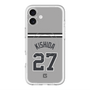 スリムプロテクションプレミアムケース with MagSafe［ 読売ジャイアンツ - #27 KISHIDA - ビジター ］