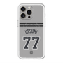 スリムプロテクションプレミアムケース with MagSafe［ 読売ジャイアンツ - #77 UTSUMI - ビジター ］
