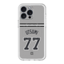 スリムプロテクションプレミアムケース with MagSafe［ 読売ジャイアンツ - #77 UTSUMI - ビジター ］