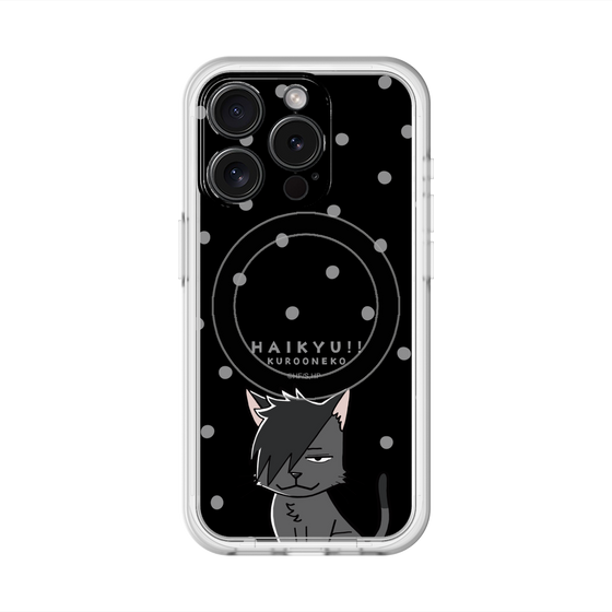 スリムプロテクションプレミアムケース with MagSafe［ ハイキュー!! - クロオネコ ］