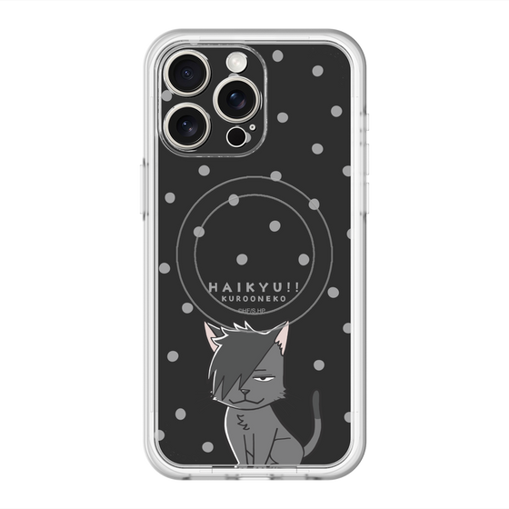 スリムプロテクションプレミアムケース with MagSafe［ ハイキュー!! - クロオネコ ］