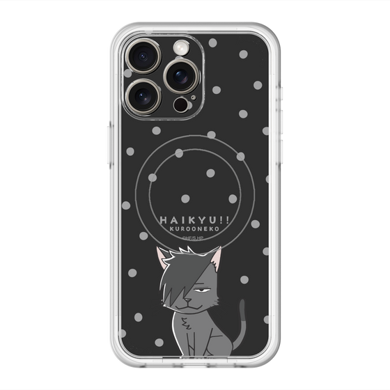 スリムプロテクションプレミアムケース with MagSafe［ ハイキュー!! - クロオネコ ］