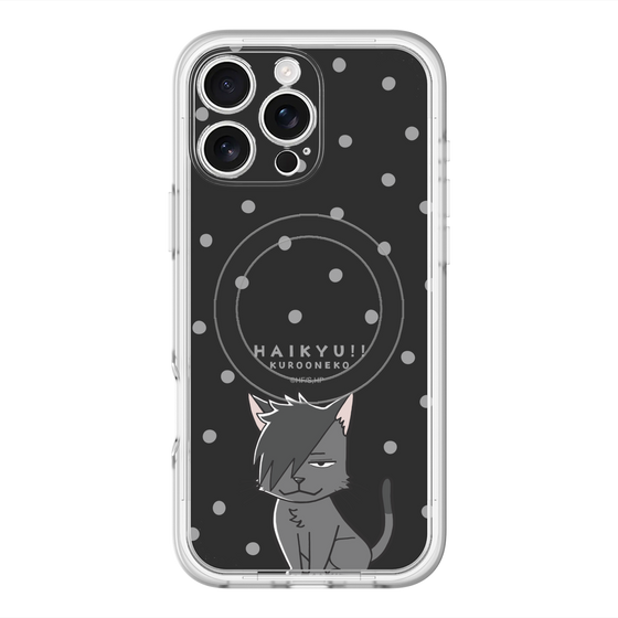 スリムプロテクションプレミアムケース with MagSafe［ ハイキュー!! - クロオネコ ］