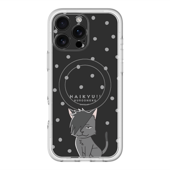 スリムプロテクションプレミアムケース with MagSafe［ ハイキュー!! - クロオネコ ］