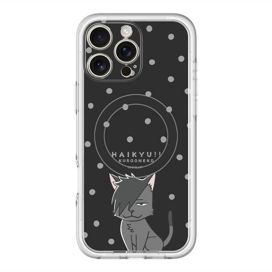 スリムプロテクションプレミアムケース with MagSafe［ ハイキュー!! - クロオネコ ］