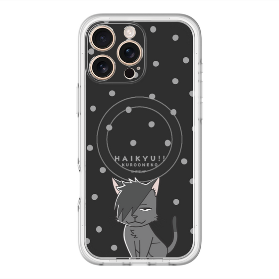 スリムプロテクションプレミアムケース with MagSafe［ ハイキュー!! - クロオネコ ］
