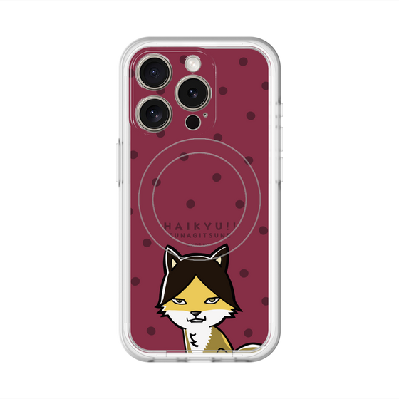 スリムプロテクションプレミアムケース with MagSafe［ ハイキュー!! - スナギツネ ］