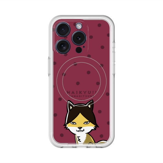 スリムプロテクションプレミアムケース with MagSafe［ ハイキュー!! - スナギツネ ］