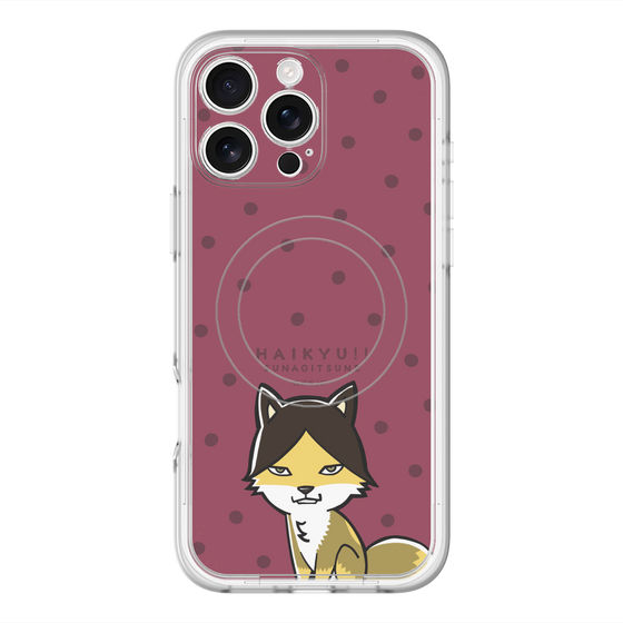 スリムプロテクションプレミアムケース with MagSafe［ ハイキュー!! - スナギツネ ］