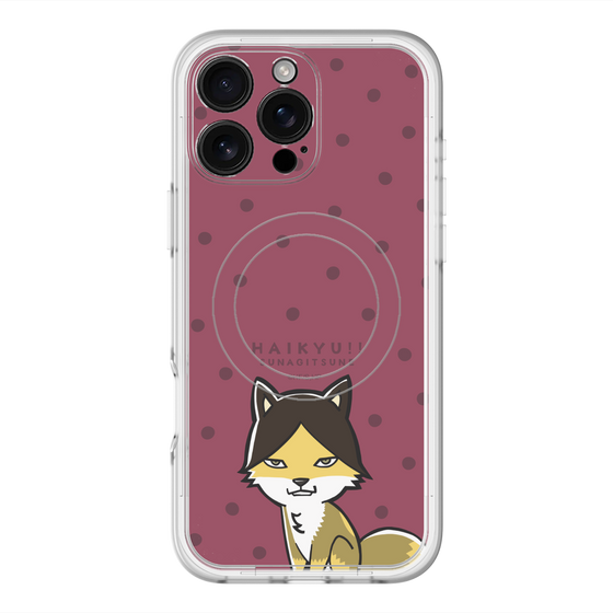 スリムプロテクションプレミアムケース with MagSafe［ ハイキュー!! - スナギツネ ］