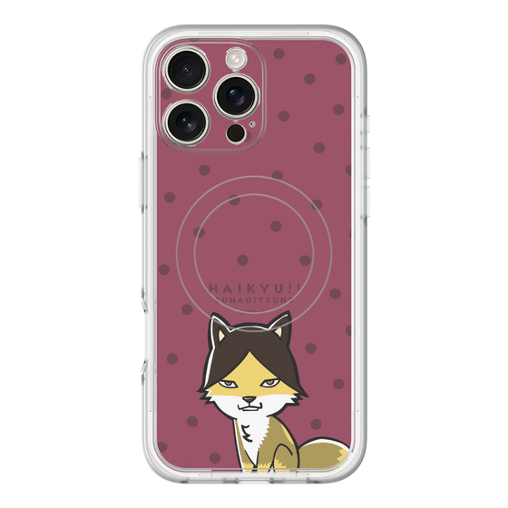 スリムプロテクションプレミアムケース with MagSafe［ ハイキュー!! - スナギツネ ］